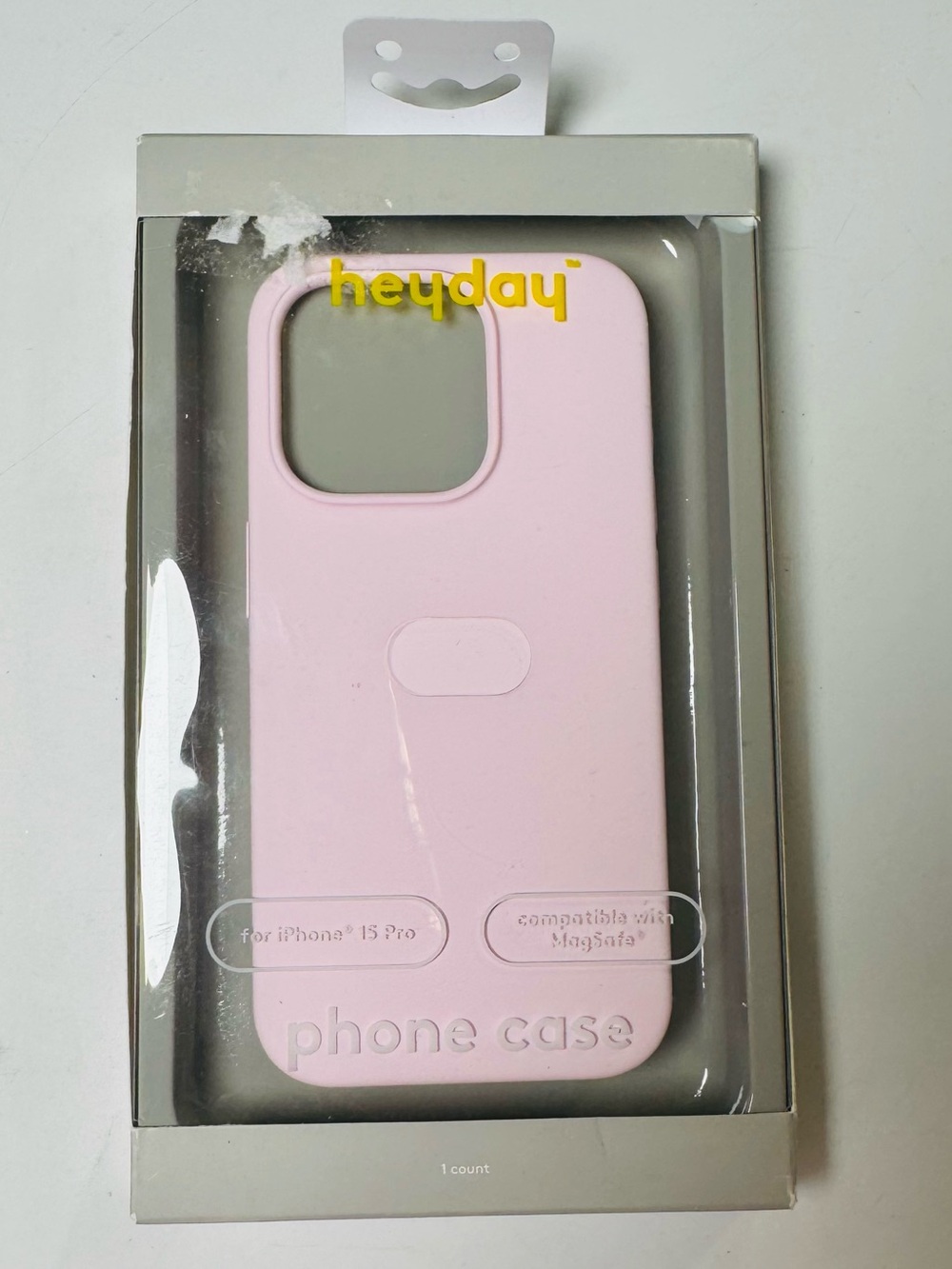 heyday Pink Silicone iPhone 15 Pro Case